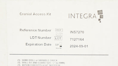Integra INS7270 Cranial Access Kit (x)